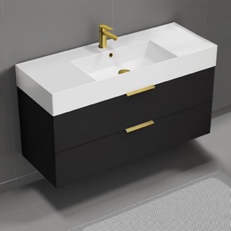 Bathroom Vanity Modern Bathroom Vanity, Wall Mount, 48